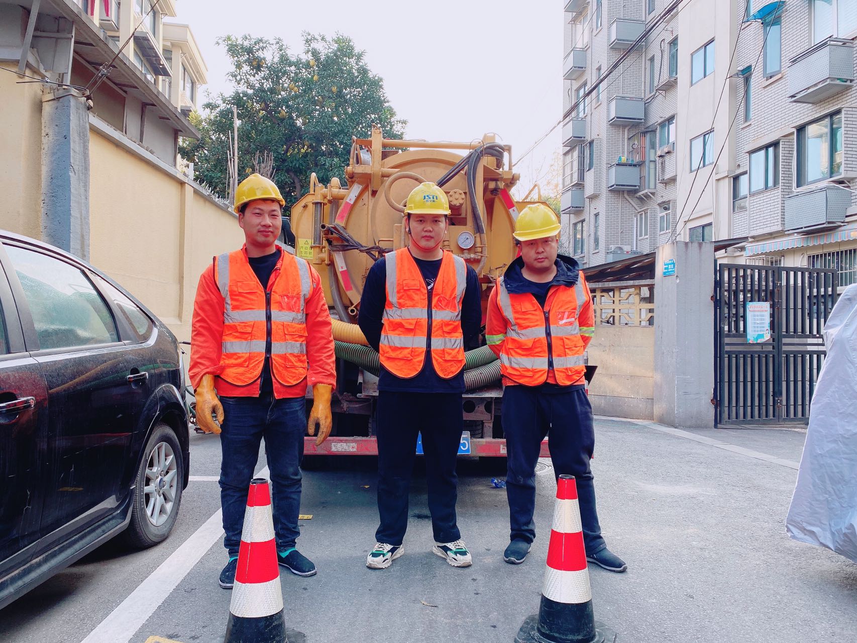 淳溪南京某小区管道清淤检测施工